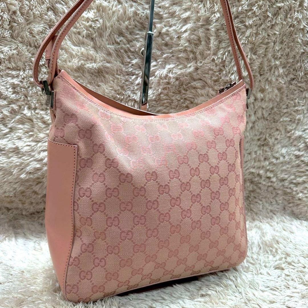 【美品】GUCCI GGパターン ワンショルダーバッグ ピンク キャンバス 楽天市場】【バッグ】GUCCI グッチ GGキャンバス ショルダーバッグ