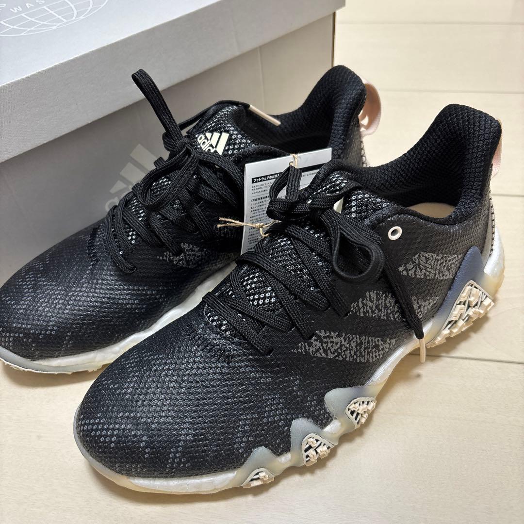 新品adidas レディース　ゴルフシューズ　24㌢ ADWカオス22 コードカオス 25 ボア シューズ レディス(【女性】シューズ)|Adidas