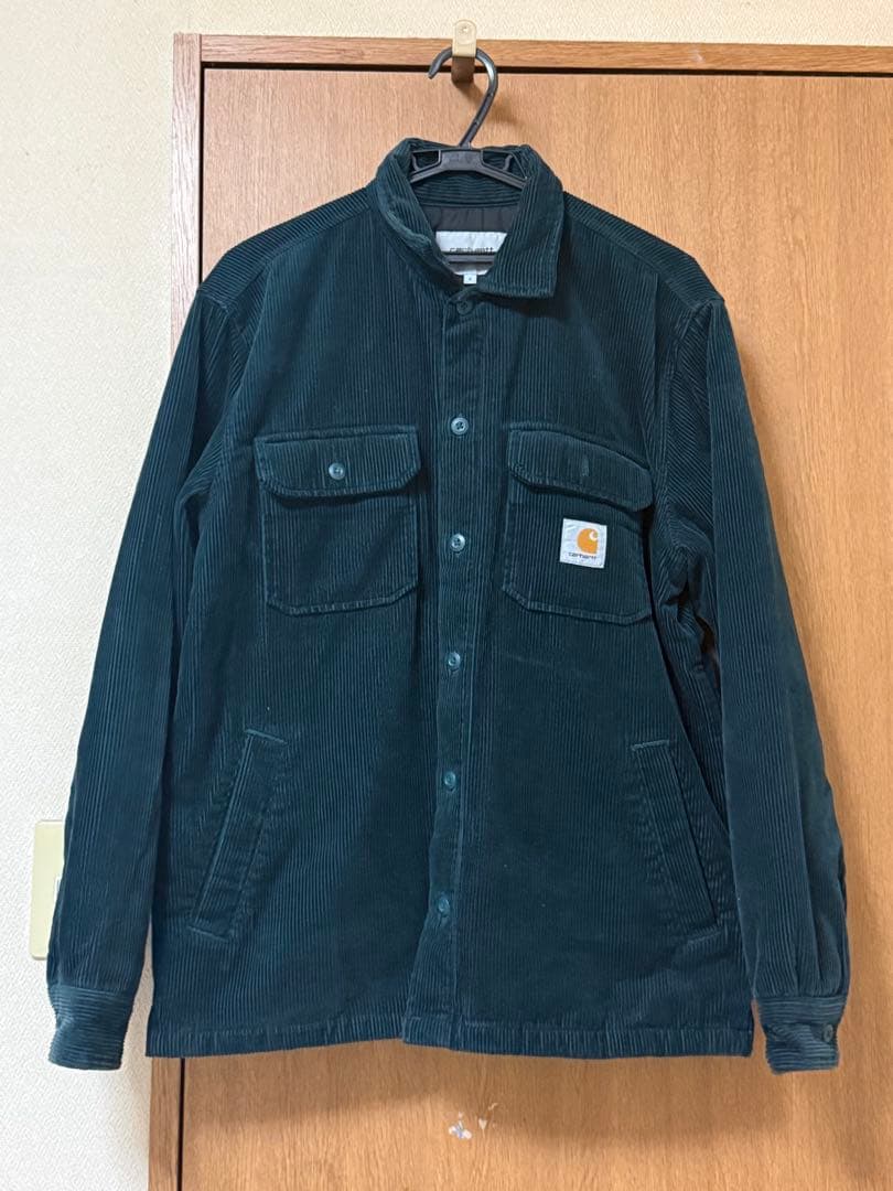 Carhartt コーデュロイジャケット Sサイズ ダークグリーン 中古・古着通販】CarHartt (カーハート) コーデュロイジャケット
