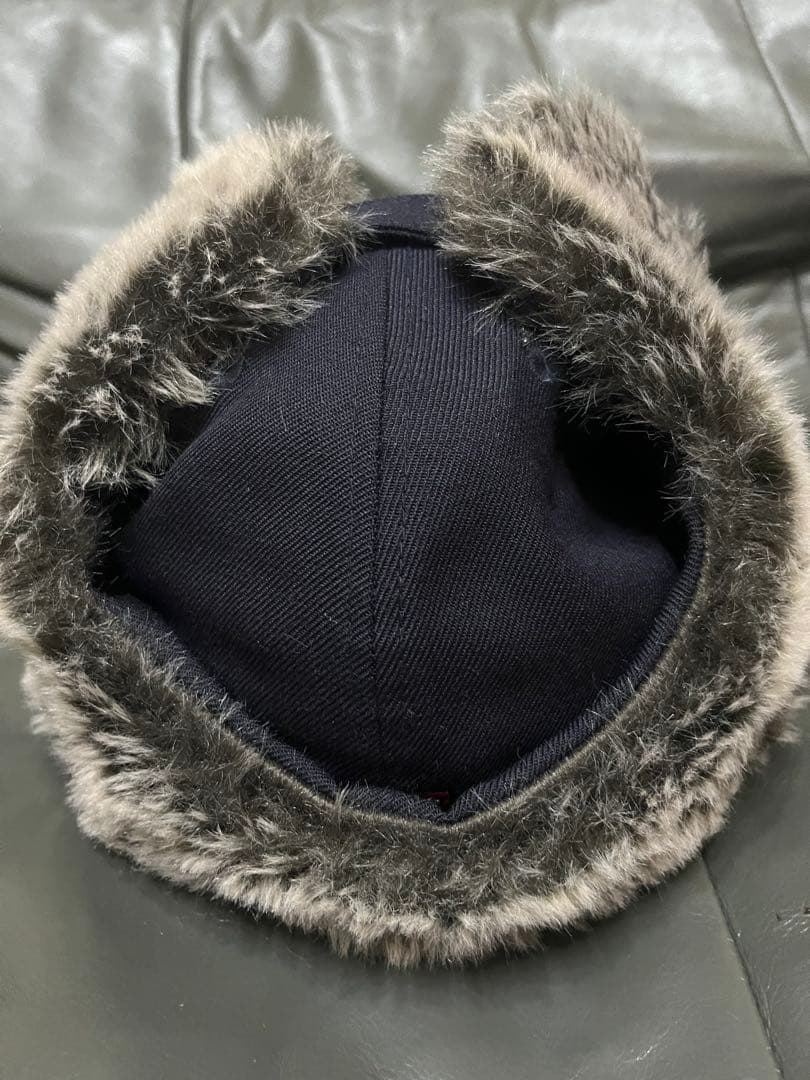 supreme キャップ ファー付き 7 1/2フライトキャップ - メルカリ