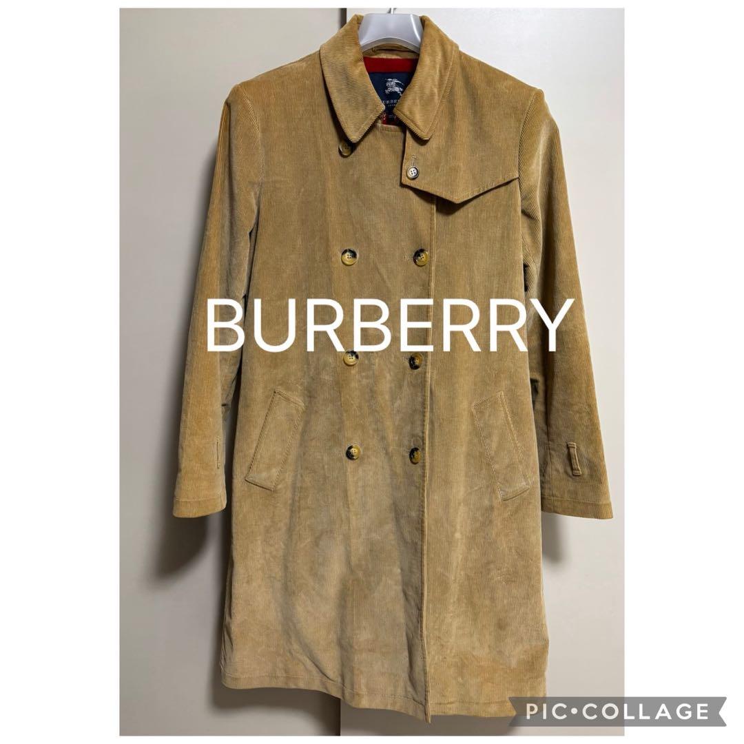 BURBERRY バーバリー　コーデュロイ　ダブルブレストコート　ヴィンテージ 3984R4 Burberrys バーバリー ダブルブレスト ボア ウール ギャング