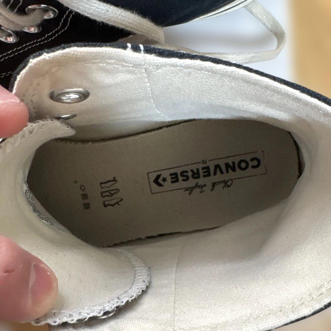 定番 CT70 コンバース チャックテイラー ハイカット ブラック 27.0cm