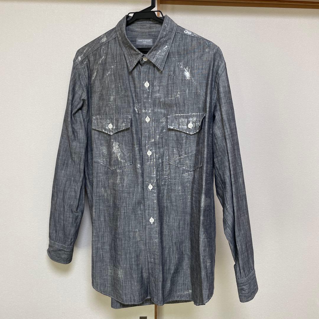 COMME des GARÇONS グレー長袖シャツ - メルカリ