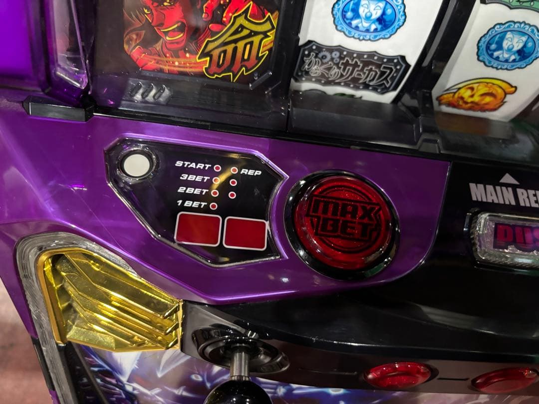 パチスロ実機【Lからくりサーカス フェイスレスパネル】無段階