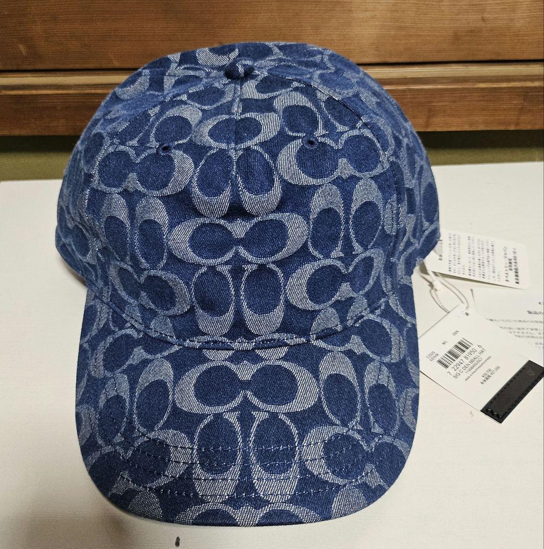 COACH OUTLET シグネチャー デニム ベースボール ハット 公式】コーチアウトレット | シグネチャー デニム バケット ハット