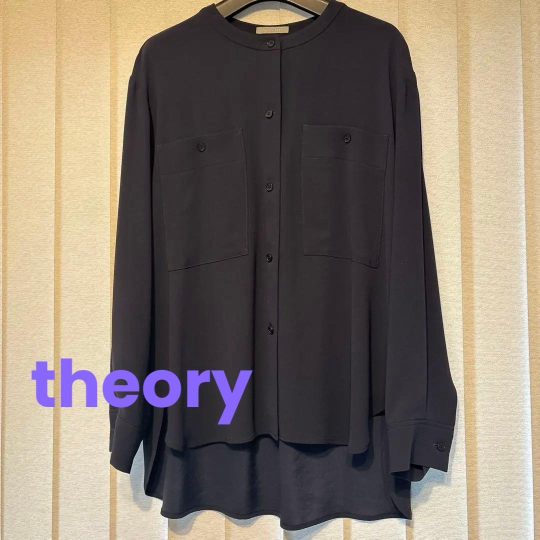 theoryluxe セオリーリュクス ウォッシャブルシャツ Theory luxe チュニック シャツ ブラウス セオリー リュクス - メルカリ
