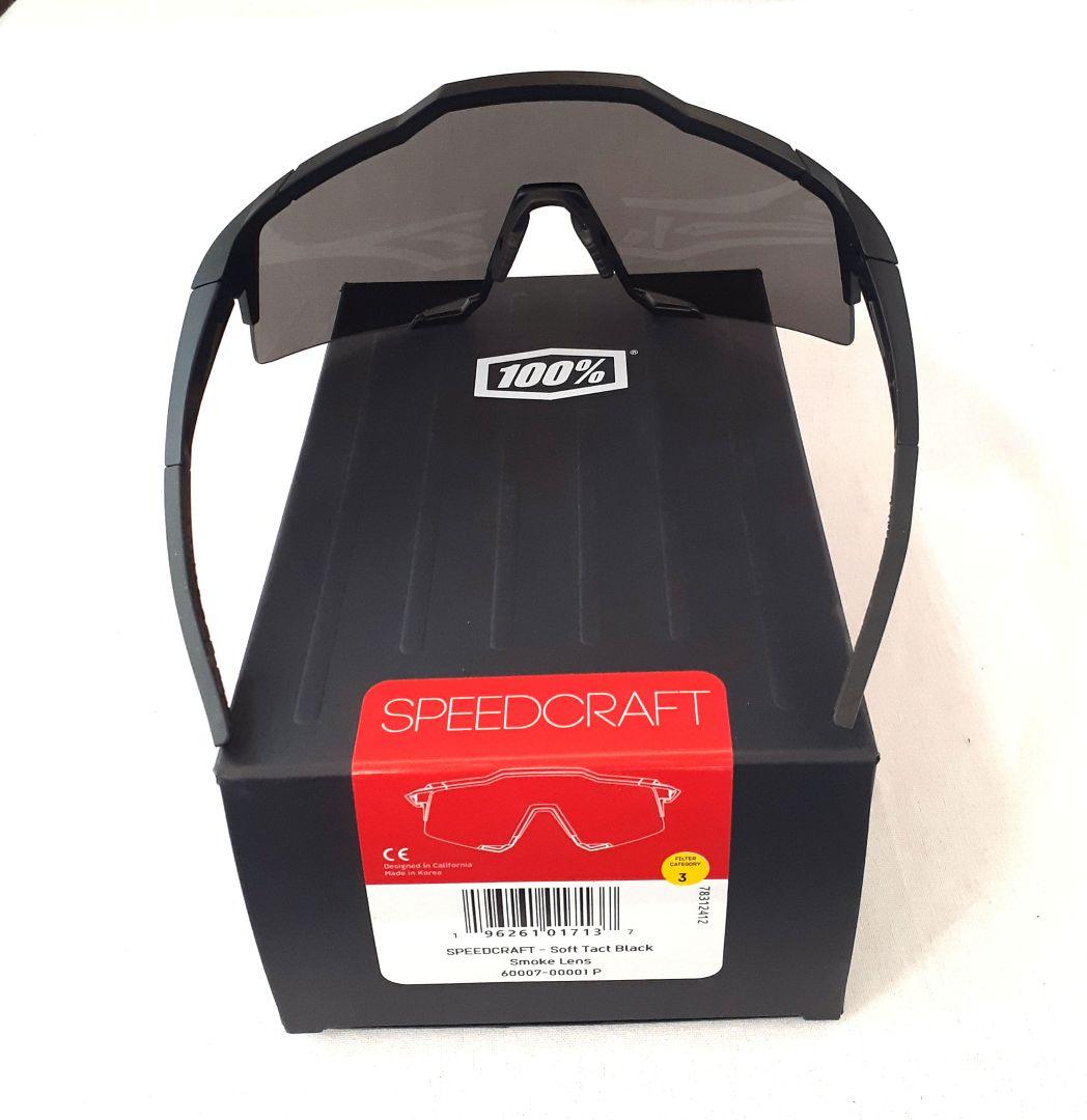 最新版 100% SPEEDCRAFT ブラック ワンハンドレッド サングラス - メルカリ