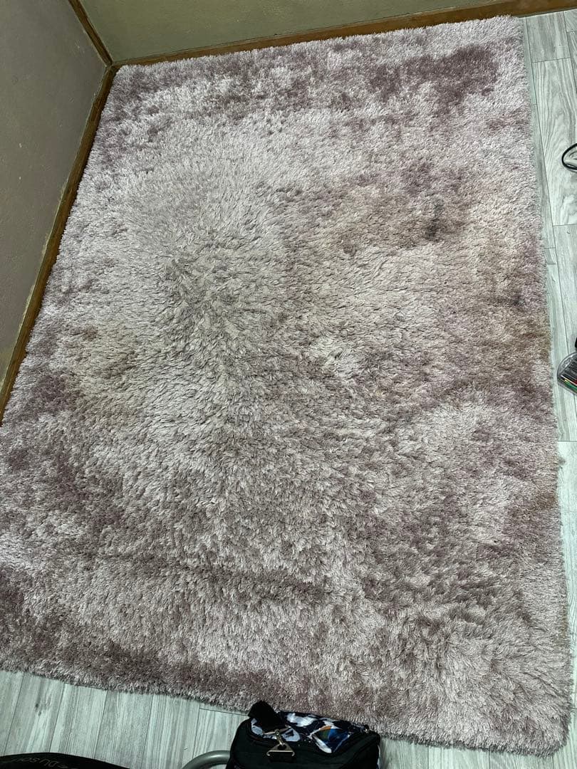 《9/30までの出品》Francfranc ラメ入り カステ ラグ M ピンク