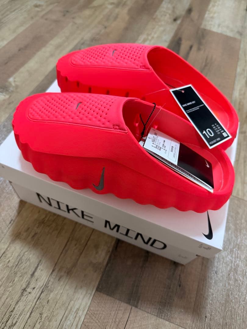 NIKE MIND 001 サンダル　レッド 28cm NIKE WOMEN'S MIND 001 MULES SOLAR RED ナイキ ウィメンズ マインド