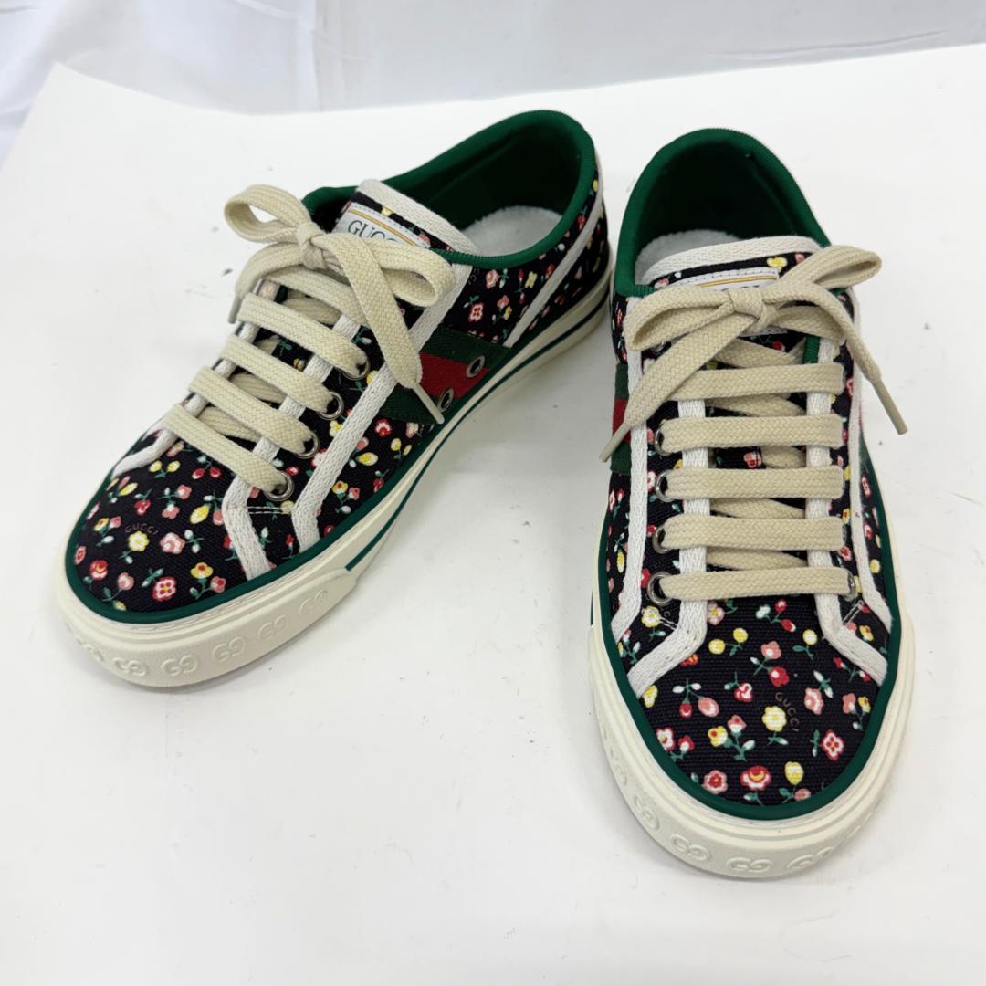 GUCCI】Tennis1977 花柄スニーカー 34 箱付美品 22cm - メルカリ