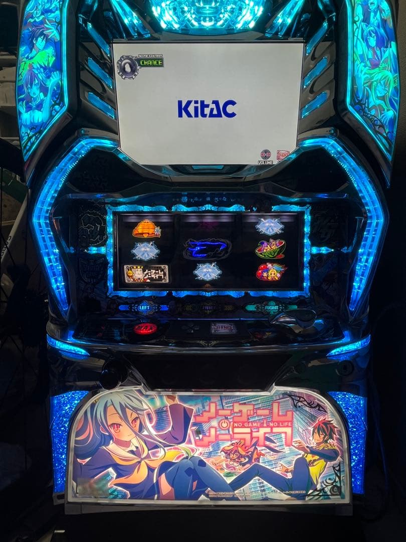 ノーゲームノーライフ　スロット実機　不要機 ノーゲーム・ノーライフ THE SLOT 北電子 中古スロット パチスロ 実機