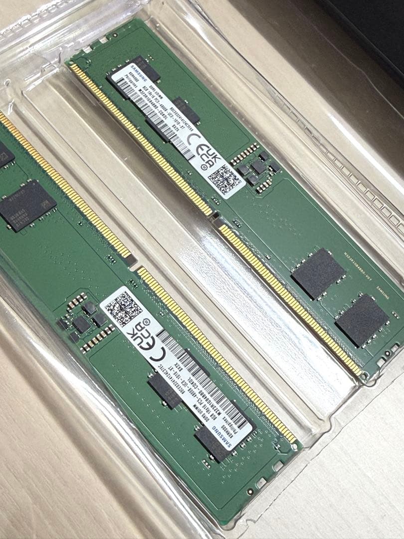 Samsung DDR5 16GB（8GB×2） 4800MHz メモリセット SAMSUNG DDR5 8GB 16GB 32GB 4800MHz 5600MHz Original SODIMM 1.1V