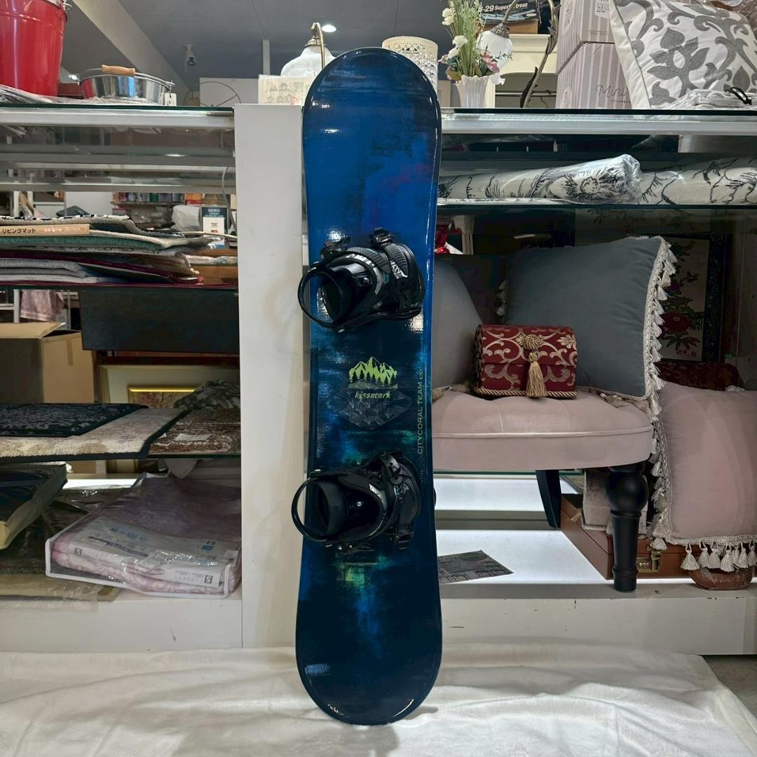 iΦ KISSMARK CITYCORAL 120 ビンディングセット A kissmark（キスマーク） CITYCORAL TEAM ＆ CAUSE TEAM BK 板＋