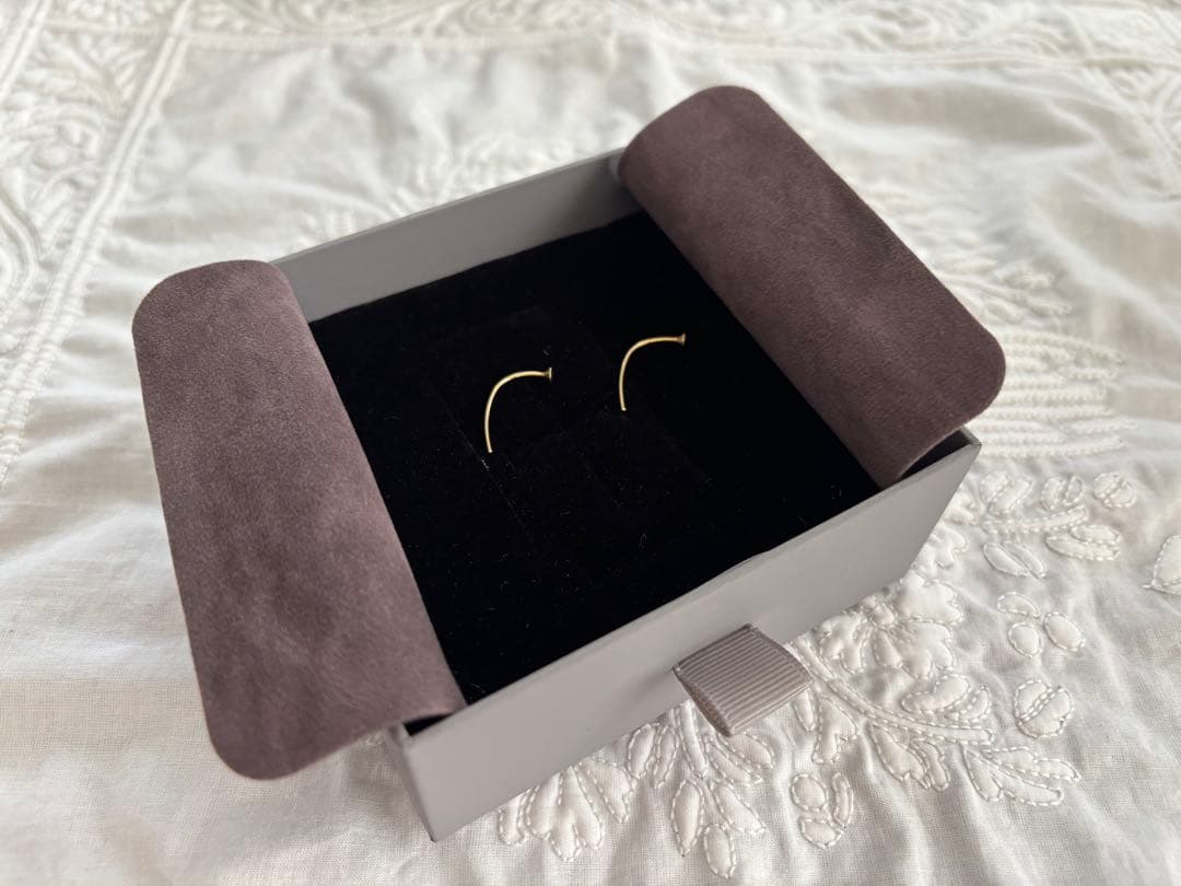 ヒロタカ ブラックダイヤモンド ショートアロー ピアス 両耳 - メルカリ