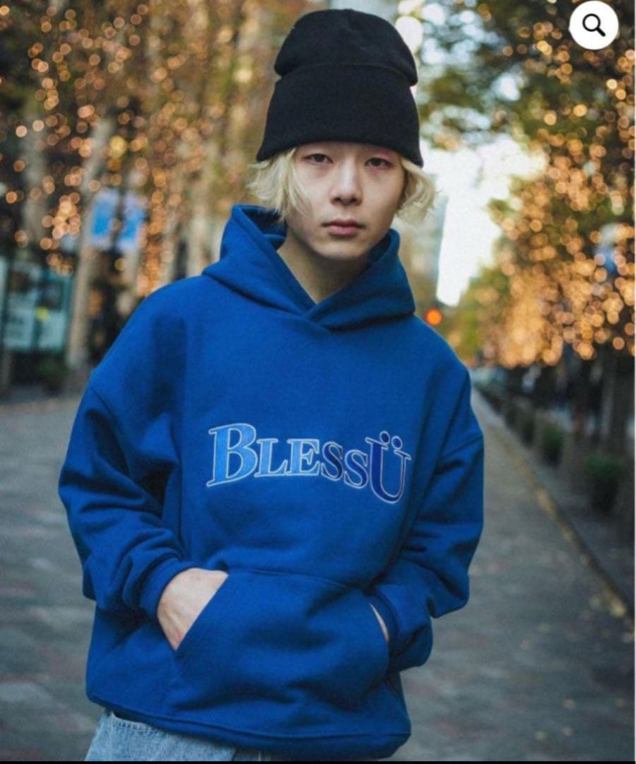 即完売品】 bless u パーカー logo hoodie ブレスユー - メルカリ