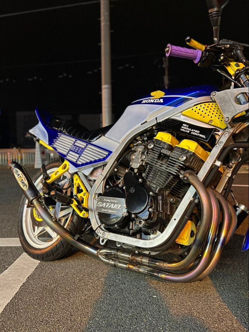 B*S様 ホンダ CBX400F サタケ 手曲げ ステンレスマフラー45パイ - メルカリ