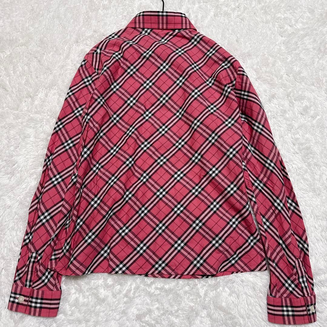 Burberry London チェックシャツ ノバチェック ホースロゴ 刺繍 - メルカリ