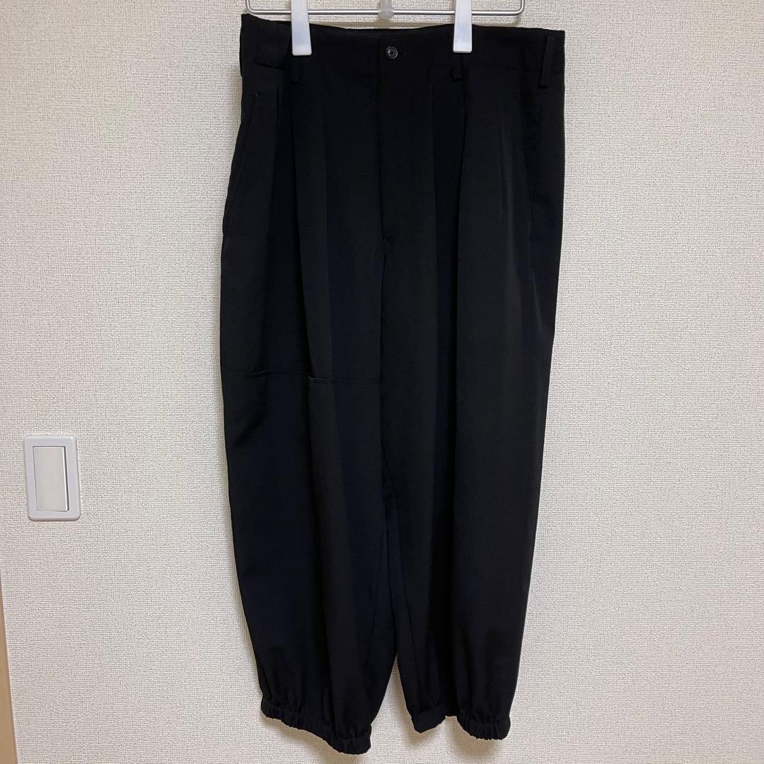 【美品】ヨウジヤマモト プールオム　ウールギャバジンバルーンパンツ Ground Y ウールギャバジンバルーンパンツ - Ka na ta,Yohji Yamamoto