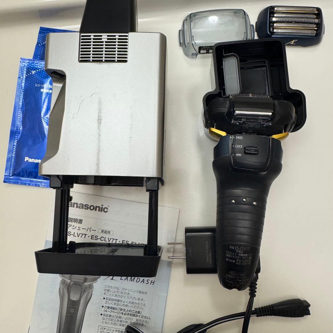 Panasonic メンズシェーバー ES-CLVT-Aラムダッシュ5枚刃 - メルカリ