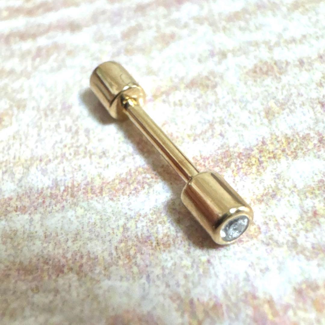 Shihara　シハラ　Twist pin　ダイヤモンド ピアス　18K Diamond Twist Pin Pierce 01 - SHIHARA