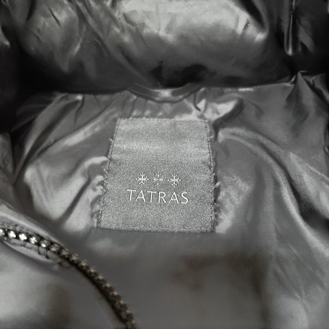 補修・リペア有り】TATRAS タトラス ポリテアマ ダウンコート 黒 02