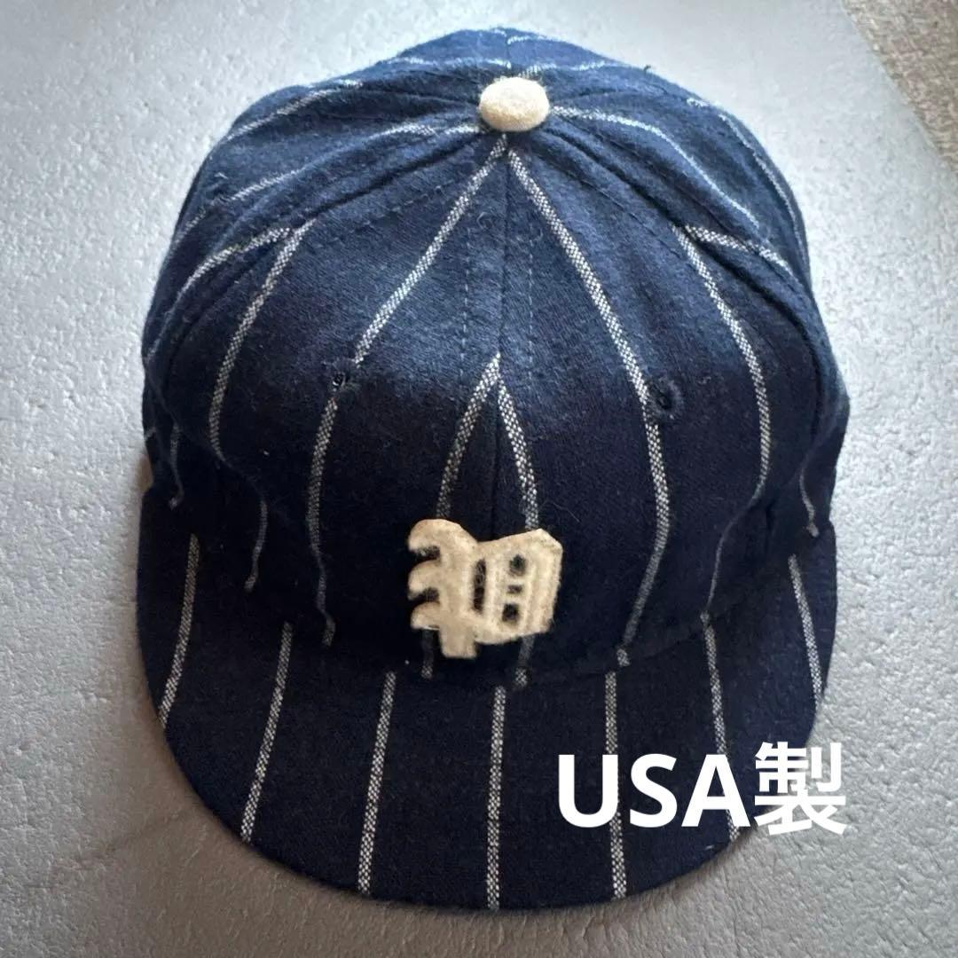 ebbets field flannelsキャップ made in USA Ebbets Field Flannels Cedar Rapids Bunnies 1930 MADE IN USA