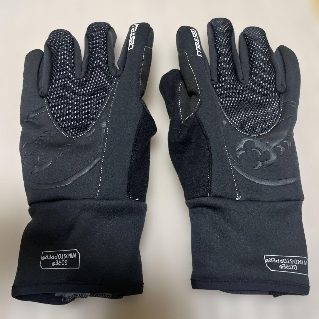 カステリ冬用　黒　-5℃ ESTREMO GLOVE ROSSO CORSA