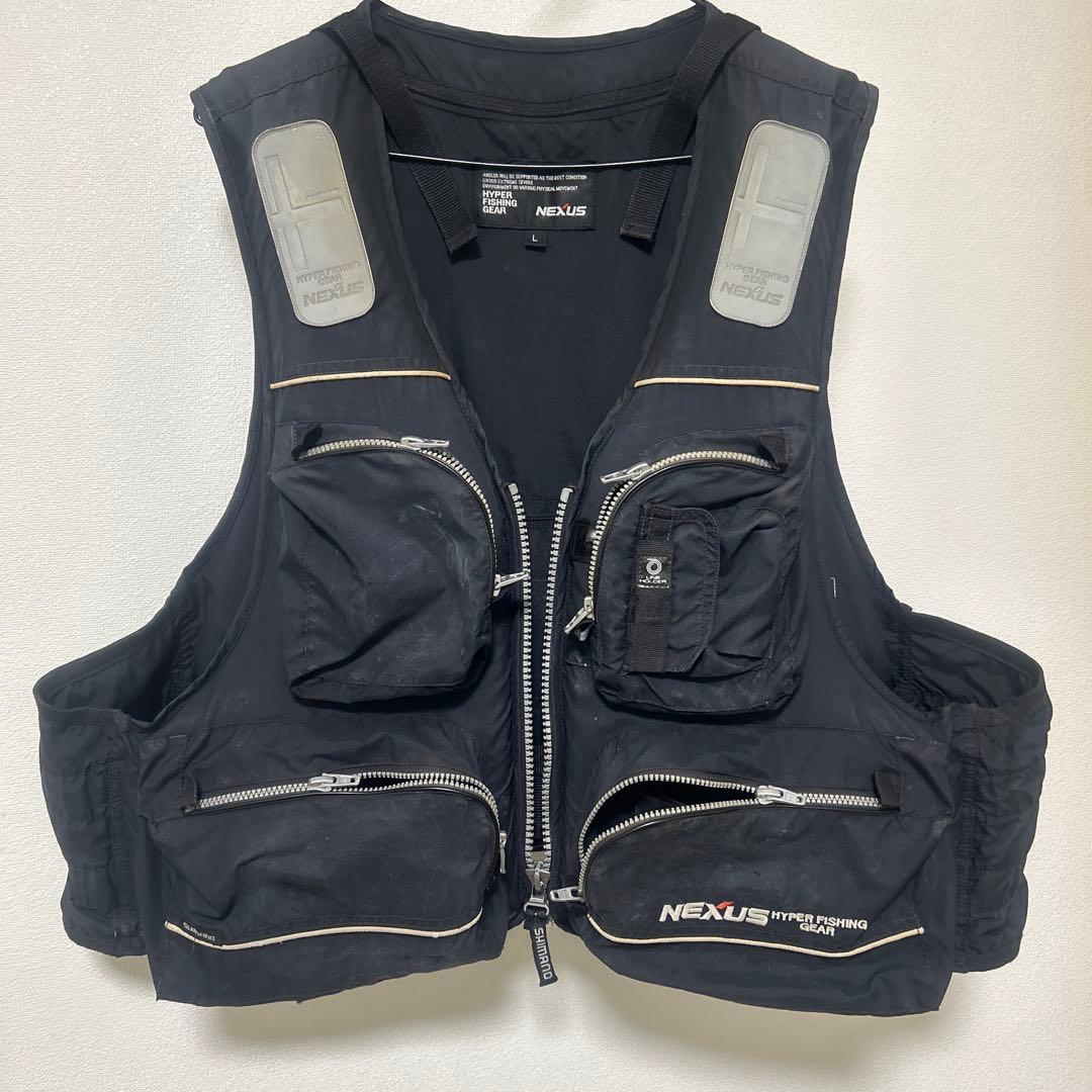 SHIMANOシマノNEXUS フィッシングベスト・ライフジャケットLサイズ