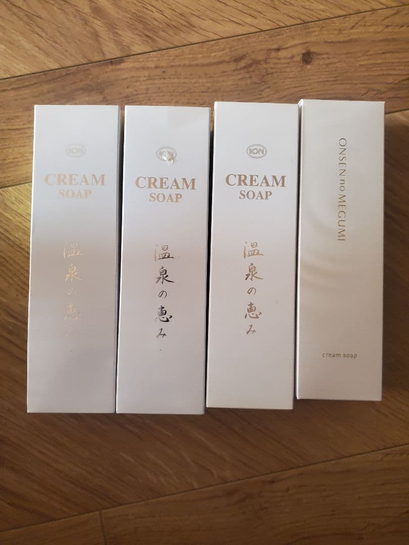 温泉の恵み クリームソープ 4個セット ONSEN no MEGUMI / クリームソープ(旧)の商品情報｜美容・化粧品情報は
