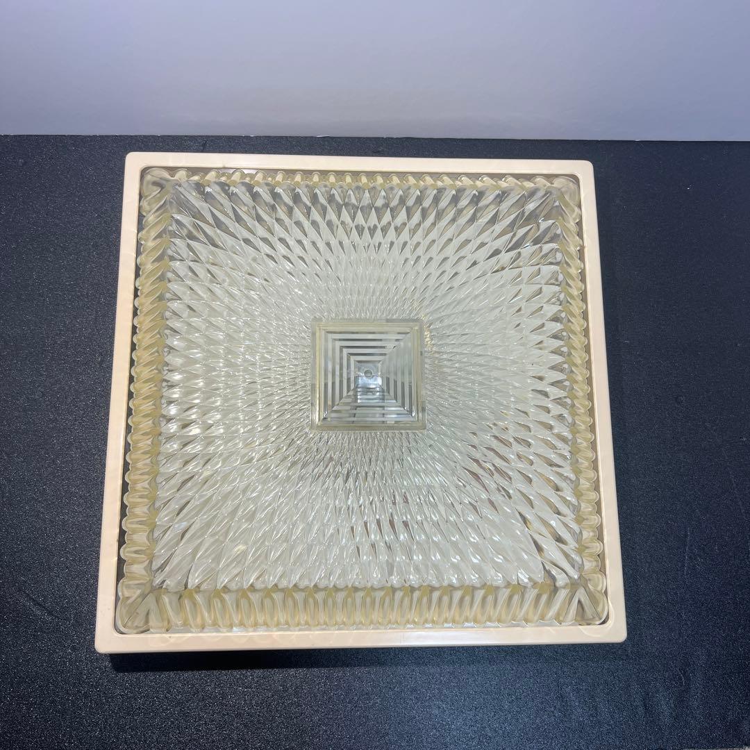 シーリングライト松下電工 ナショナル 正方形31×31×9cm昭和レトロ