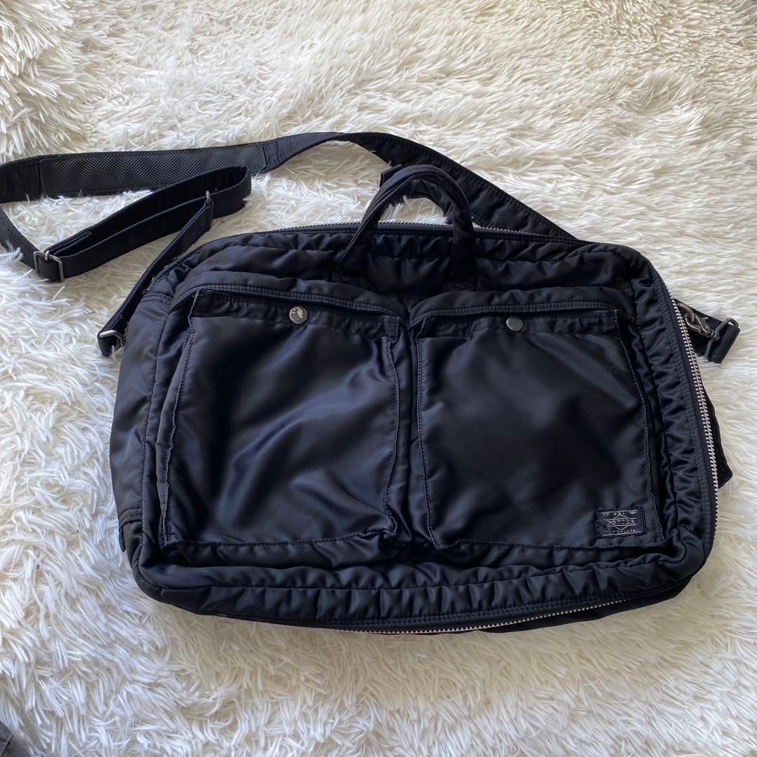 ✨美品✨ ポーター　吉田カバン　ビジネスバッグ　タンカー　3way　ブラック　黒 TANKER(タンカー) 2WAY GARMENT BAG | 吉田カバンホームページ