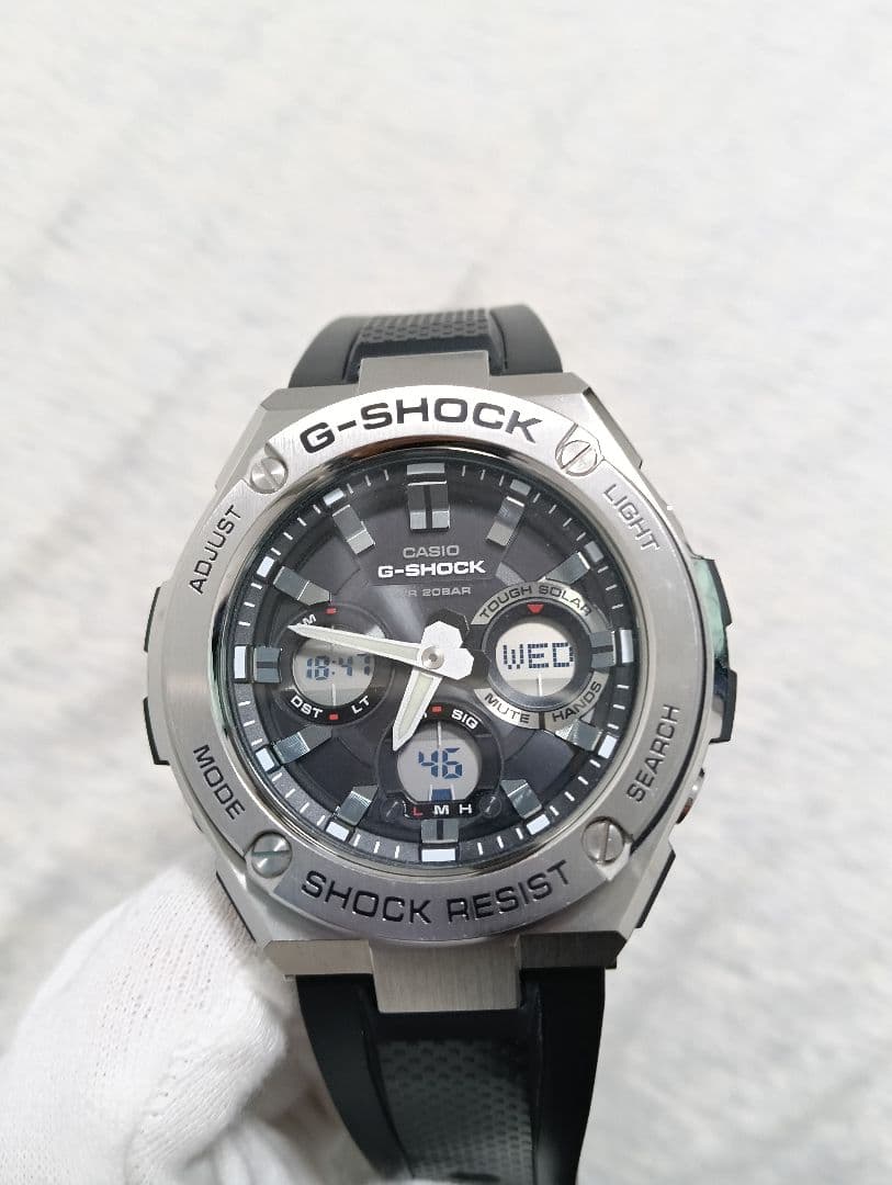 時計 CASIO G-SHOCK G-STEEL GST-S110 G-STEEL G-SHOCK Gショック Gスチール カシオ CASIO ソーラー アナデジ