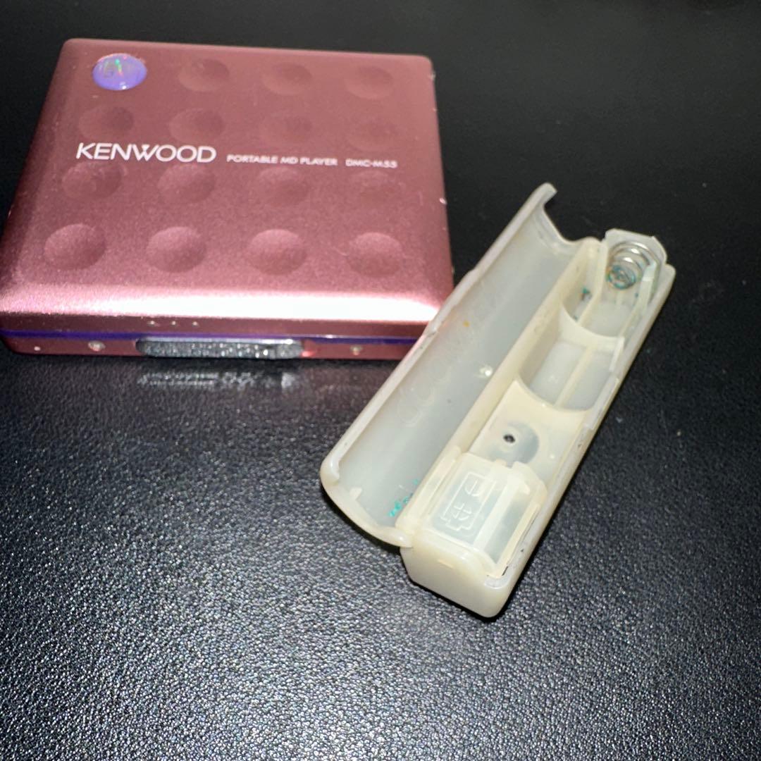 KENWOOD MDプレーヤー DMC-M55 ピンク 動作未確認 ジャンク - メルカリ