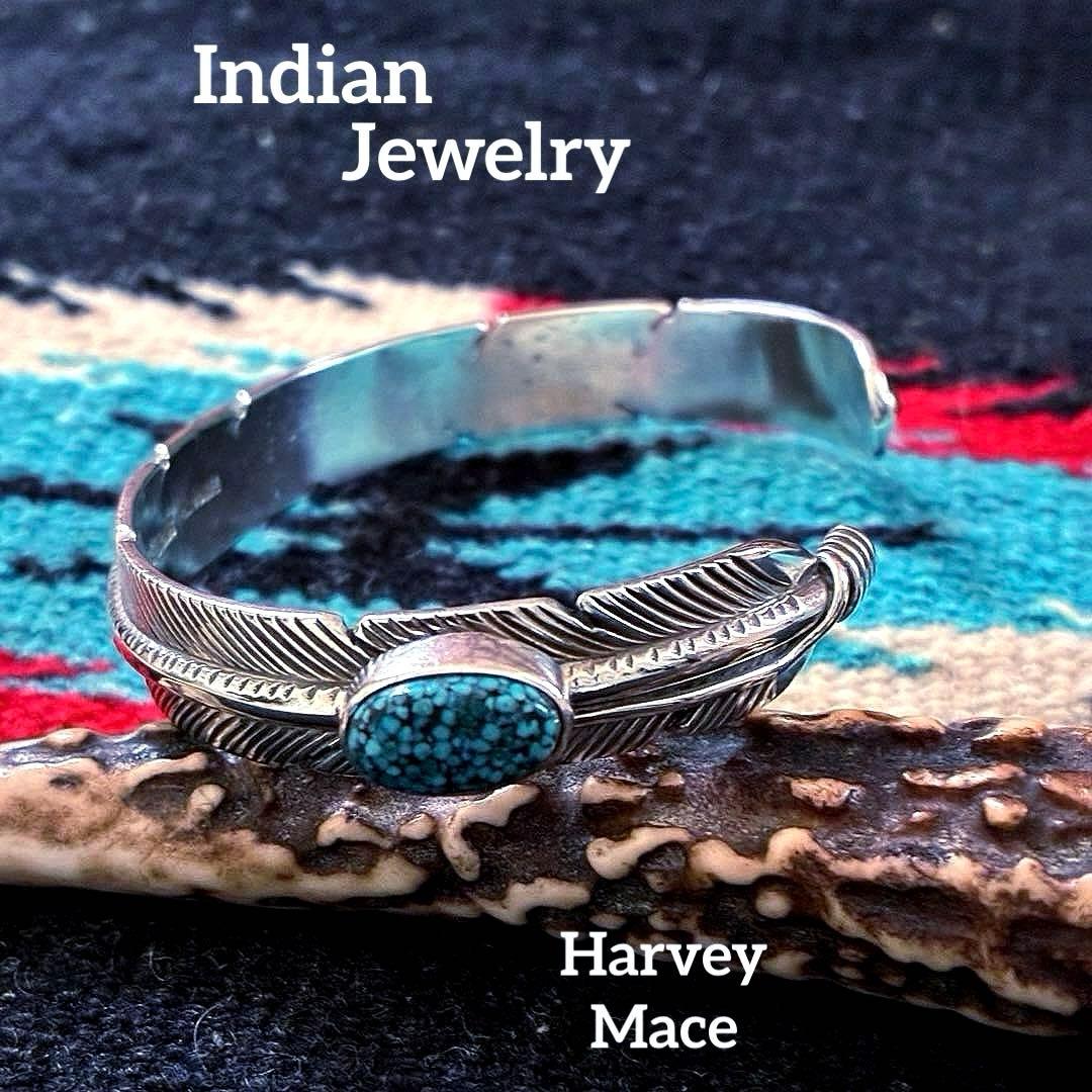 Indian Jewelry ハーヴィーメイス キングマン フェザーバングル - メルカリ