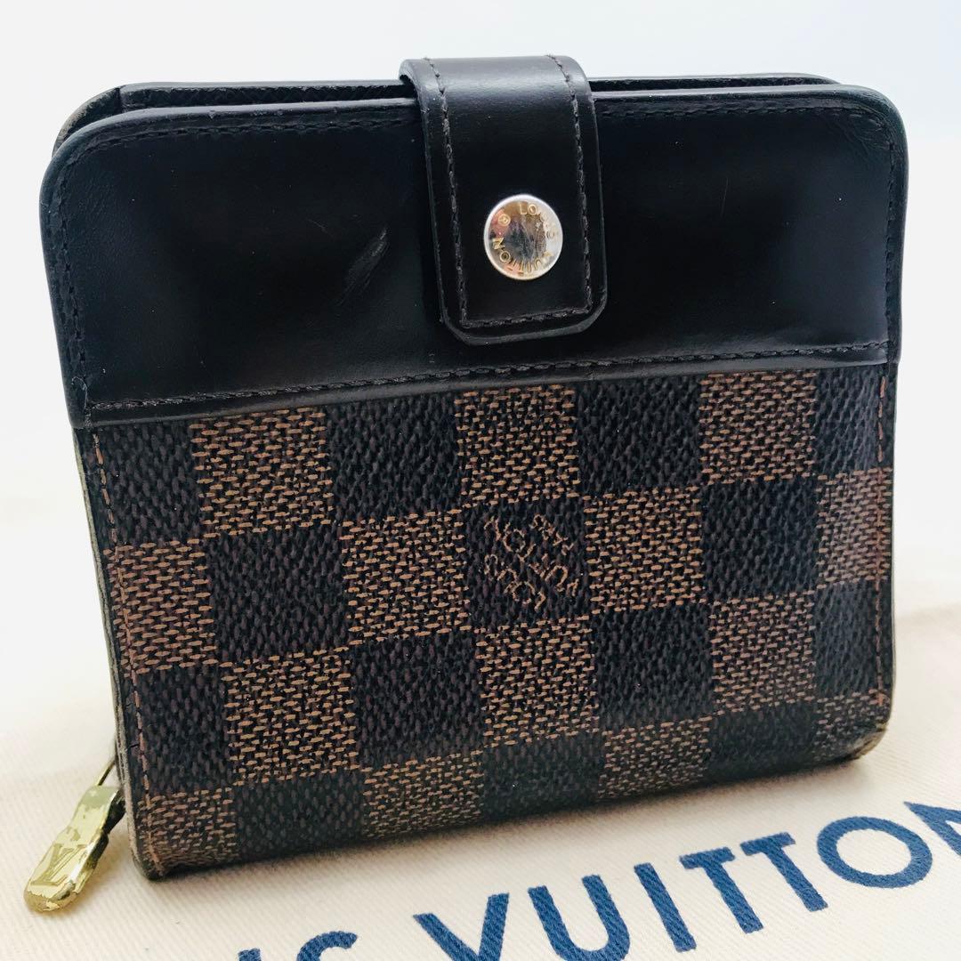 ルイ ヴィトン ダミエ コンパクトジップ 財布 - メルカリ