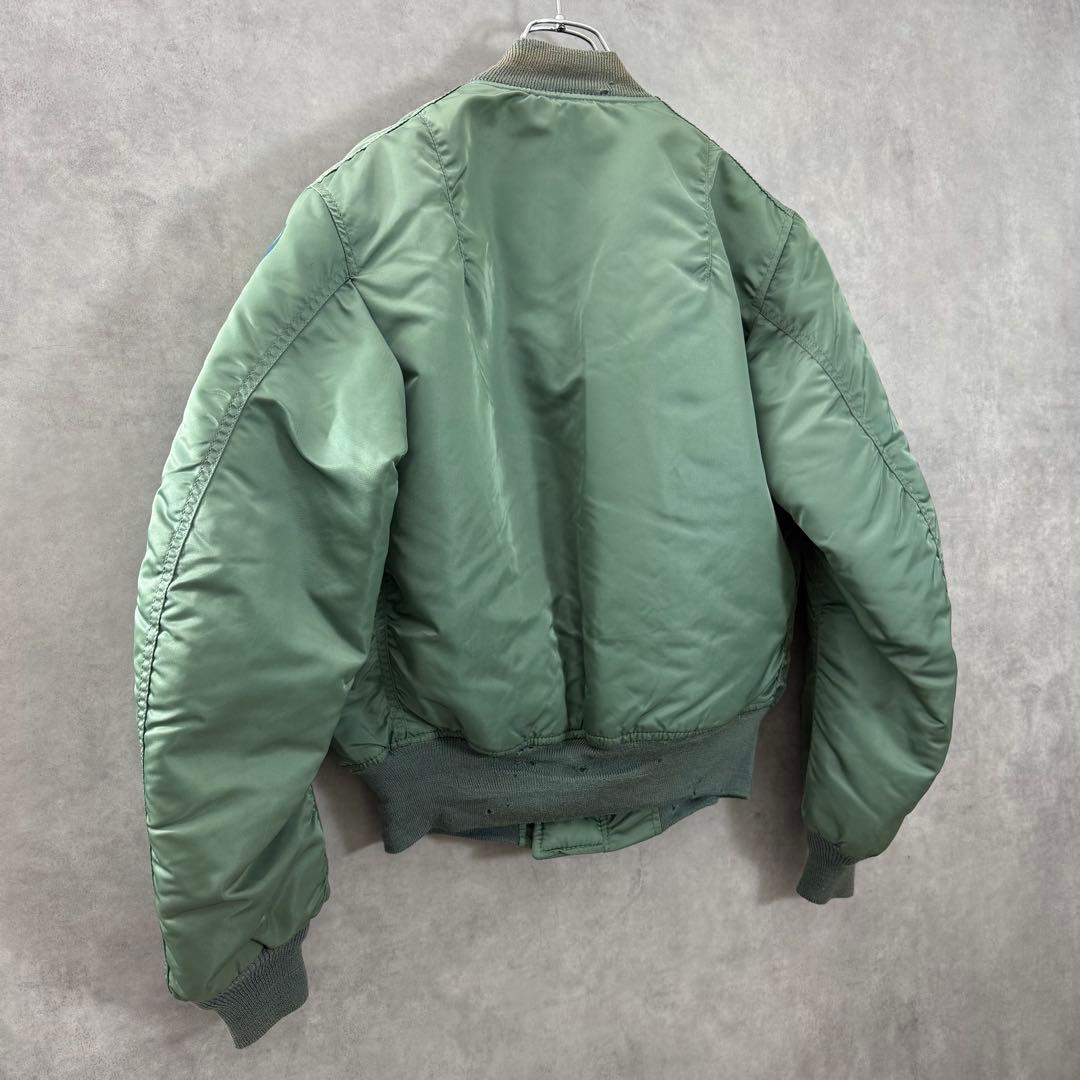 ボロ 90s USA製 Alpha MA-1 フライトジャケット 50s 復刻 - メルカリ