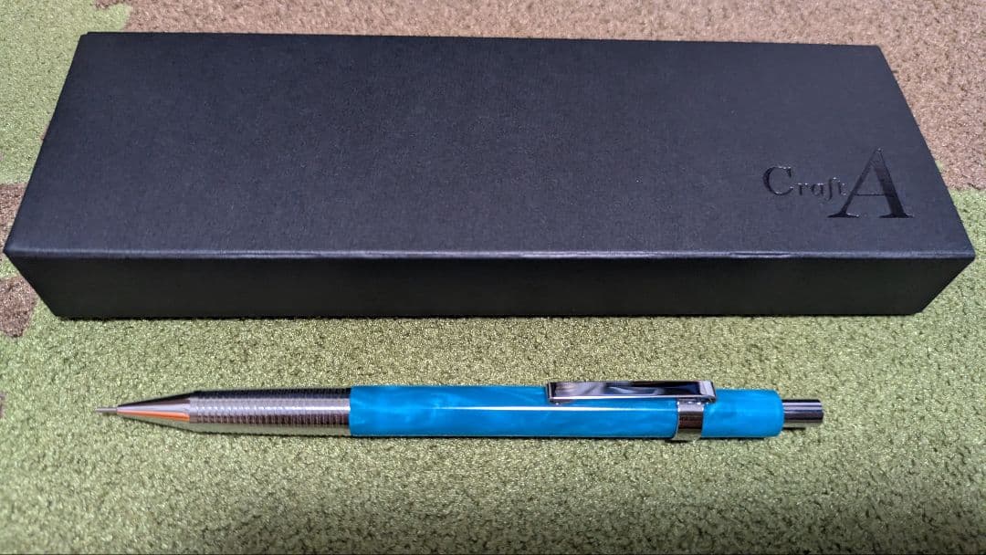 クラフトエー mp201 アクリル 製図用シャープペンシル 青 - メルカリ