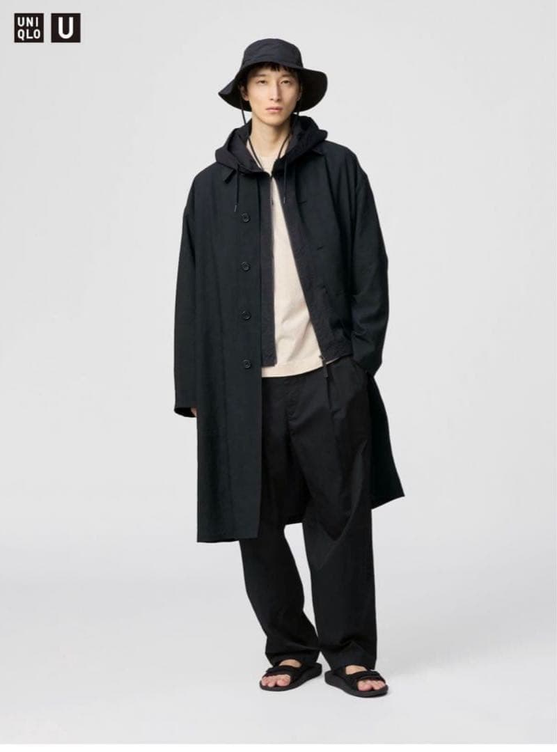 新品 UNIQLO U Lサイズ オーバーサイズステンカラーコート ovy ユニクロ公式 | オーバーサイズステンカラーコート