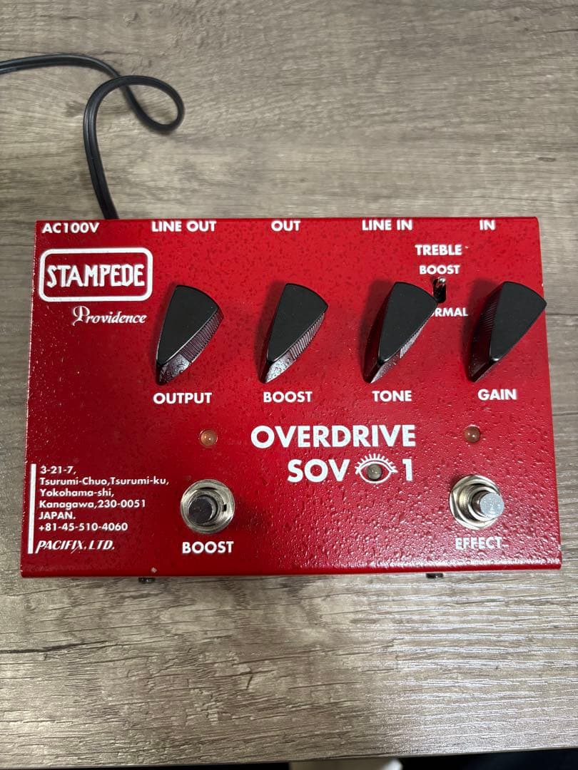 ギター Providence SOV-1 Providence STAMPEDE OVERDRIVE SOV-1 USED 良好 - Teenarama! Used