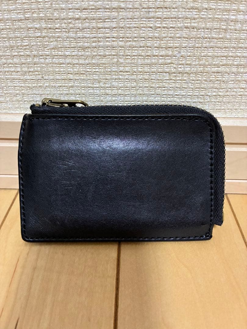 tenderloin レザー ケース 黒 TALONジッパー タロンジッパー 4.2号（金具：ニッケル）30 cm | レザークラフト