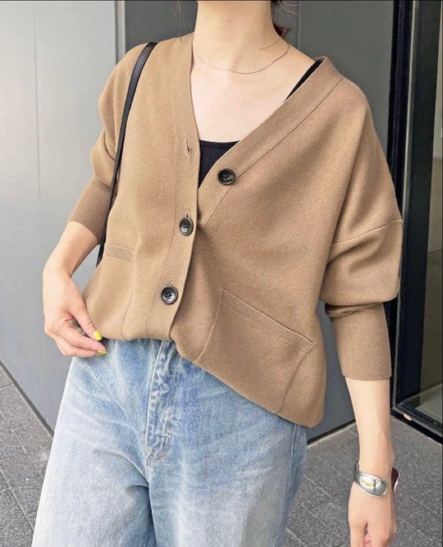 Spick & Span☆ダブルジャガードビッグカーディガン 追加2》ダブルジャガードカーディガン（カーディガン）｜Spick and