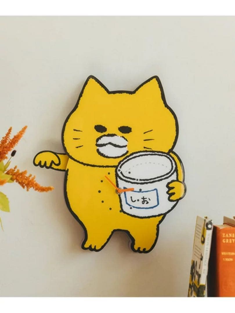 studio CLIP　ノラネコぐんだん　塩まき壁掛け時計 楽天市場】塩まき壁掛け時計[ノラネコぐんだんコラボ] studio CLIP