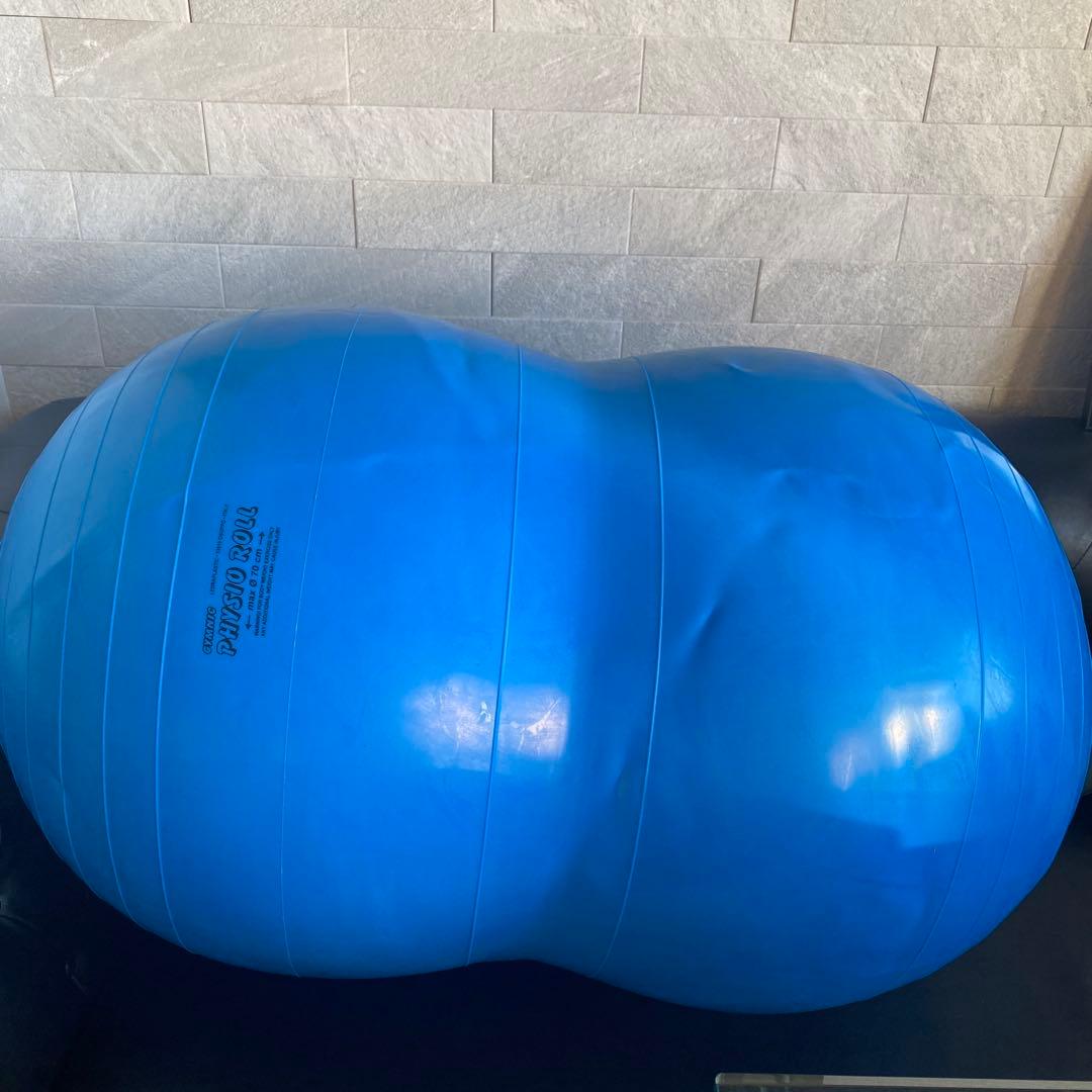ギムニク(GYMNIC) フィジオロール イタリア製 青 70㎝ ピーナッツ型