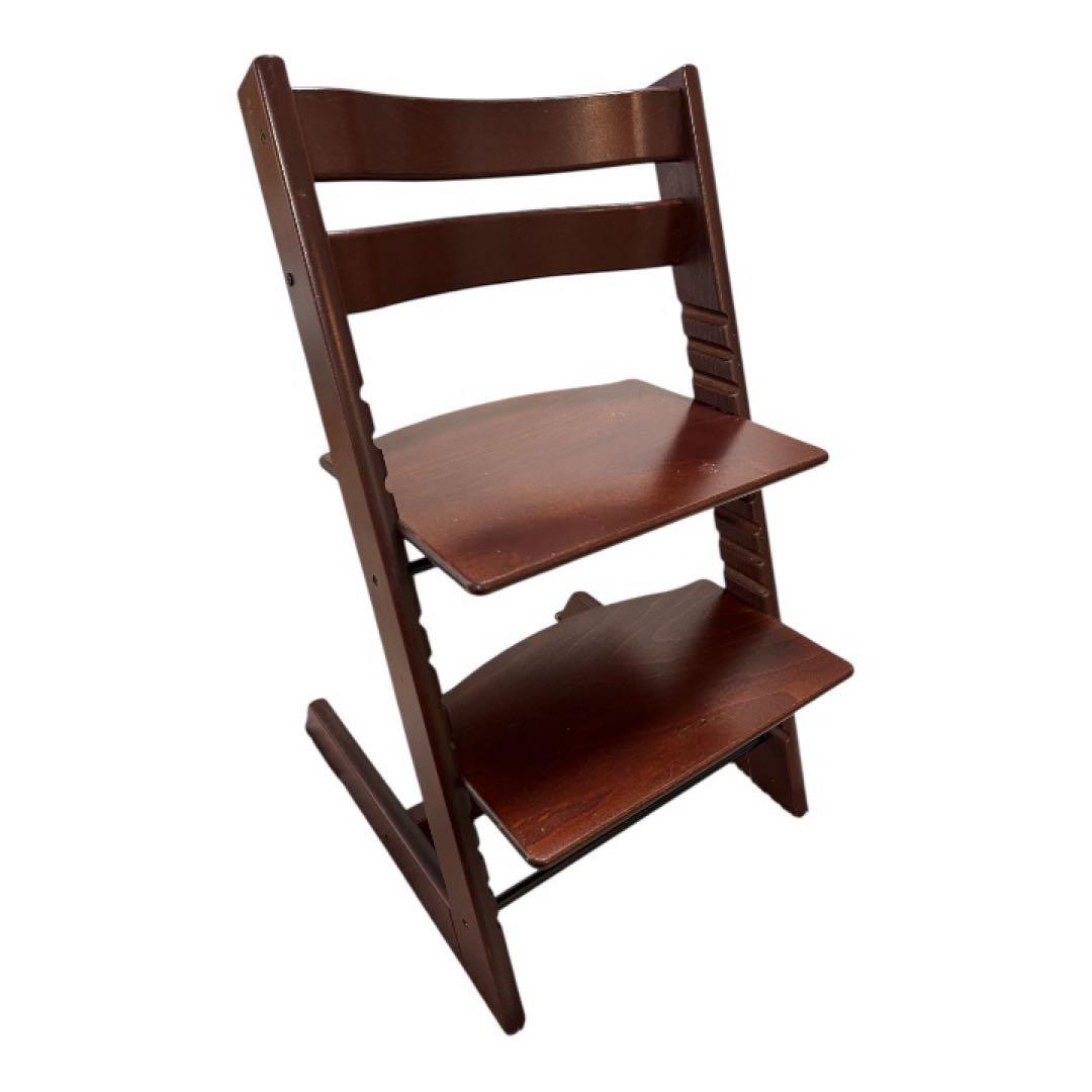 ストッケ トリップトラップ STOKKE シリアルNo5~ウォールナットブラウン STOKKE ストッケ Tripp Trapp トリップトラップ ベビーチェア