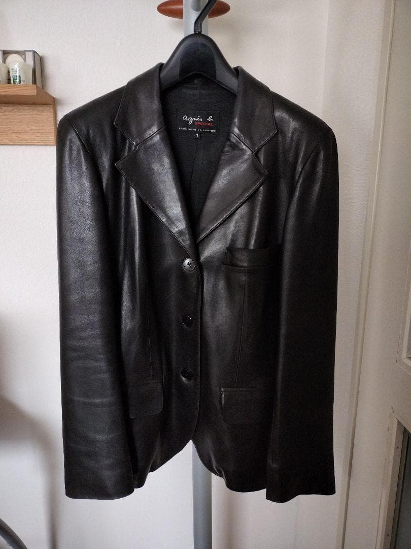 期間限定お値下げ✨アニエス・ベースペシャル　フランス製　レザージャケット 最終値下アニエスベースペシャルフランス製 レザージャケット