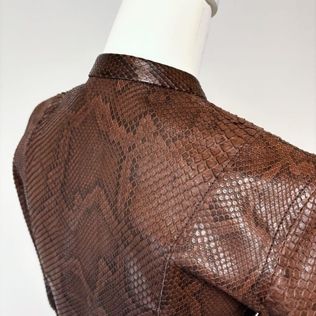 限定値下げ】希少 アイザックセラム ジャケット ライダース スネーク