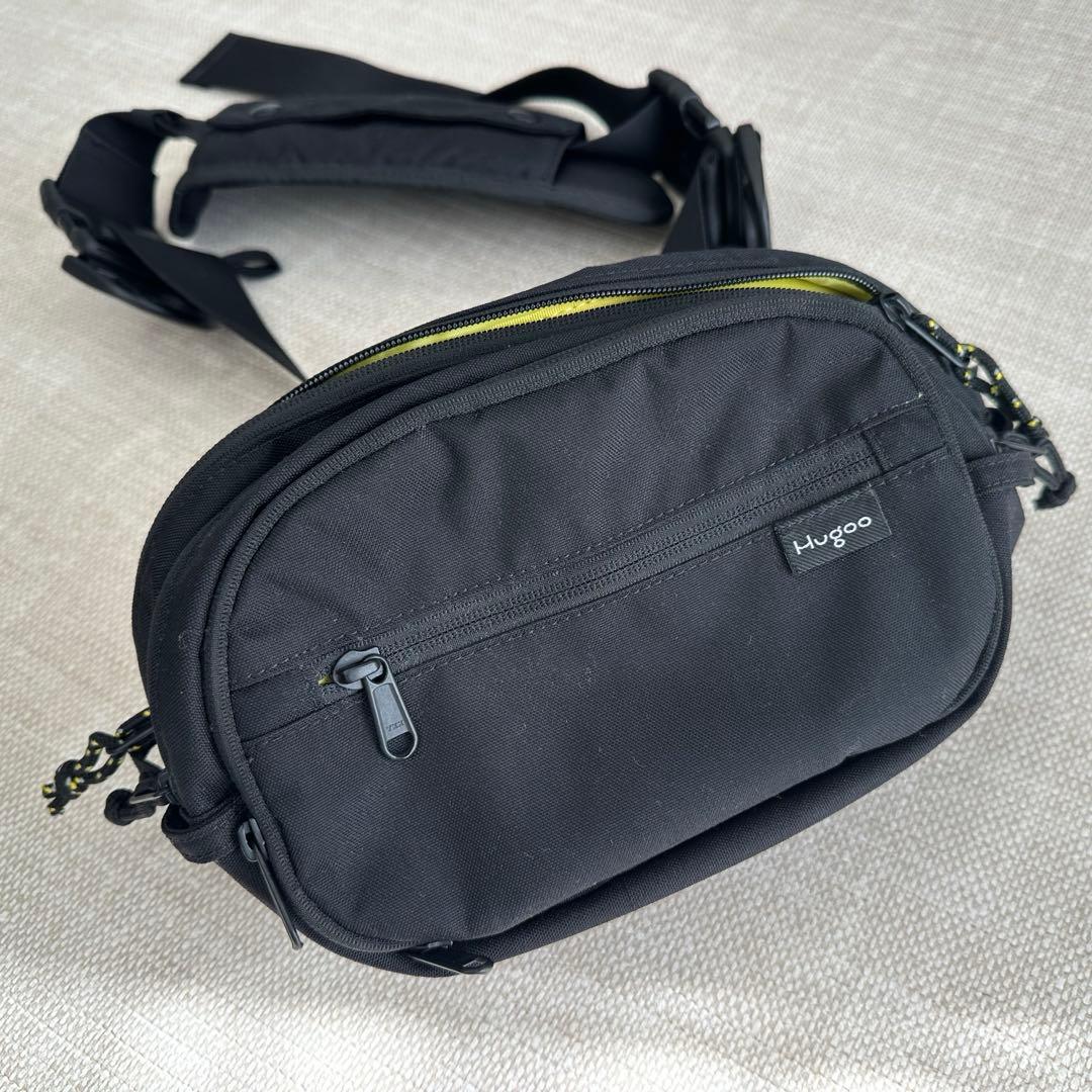 小*梅様 Hugoo ハグー ヒップシート ショルダーバッグ 抱っこ紐　ブラック 楽天市場】☆スパセ期間限定1,000円OFF ママリ口コミ大賞2年連続受賞