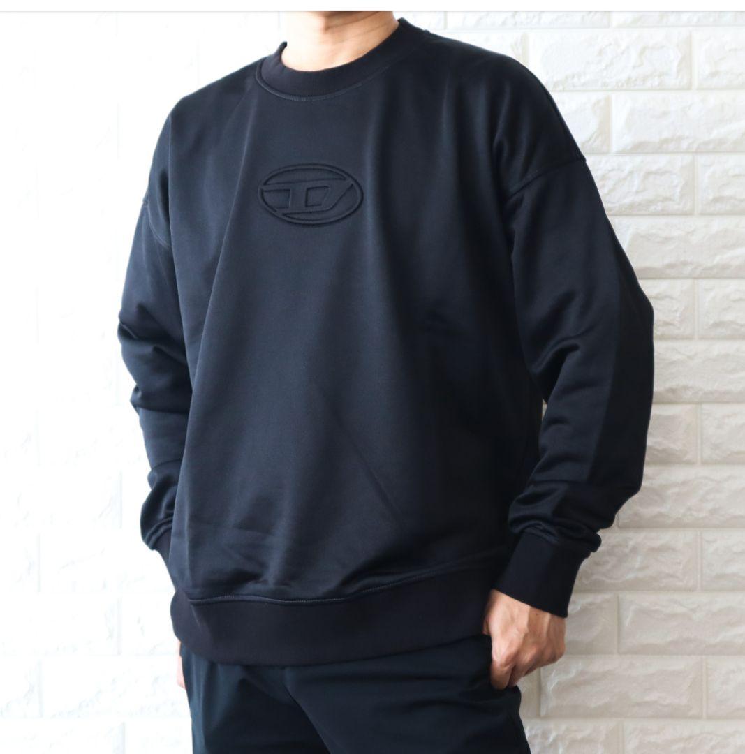 【完売品】DIESEL ブラック クルーネック スウェット Diesel カットアウト スウェットシャツ | ブラック | FARFETCH JP