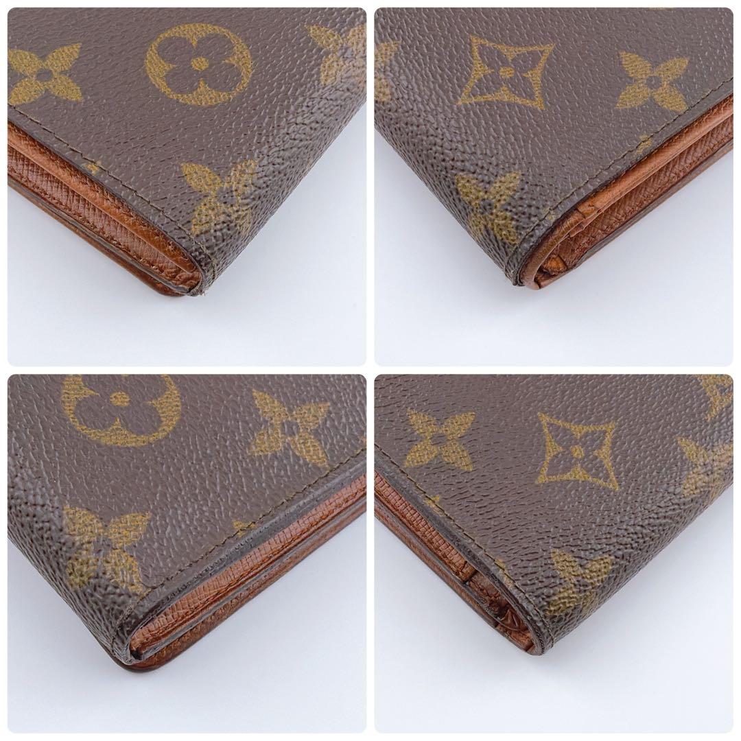 良品】ルイヴィトン モノグラム ポルトモネビエトレゾール 二つ折り