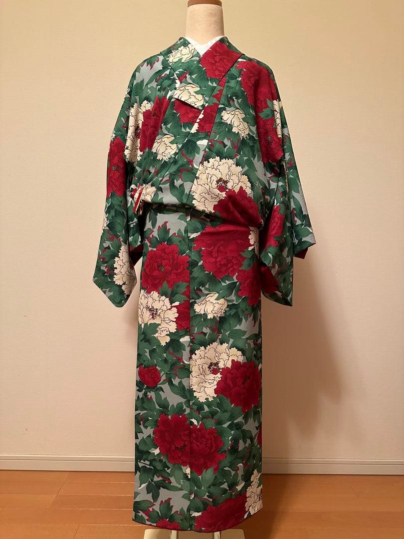 本日のみ値下げ　豆千代モダン　小紋 本日のみ値下げ 豆千代モダン 小紋 豆千代モダン・・・着物が日常着と